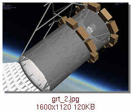 Gamma-Ray telescope observing the Crab