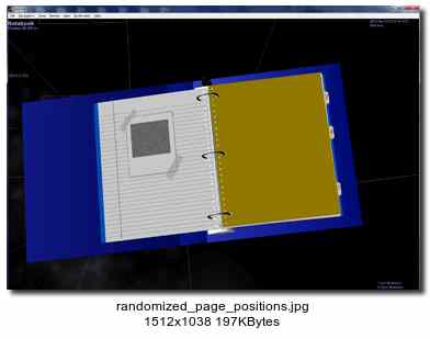 An interactive notebook floating somewhere in space.