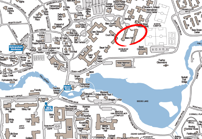 Cornell Campus Map Pdf