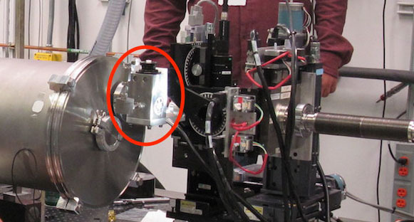 <noautolink>New high pressure sample chamber.</noautolink>