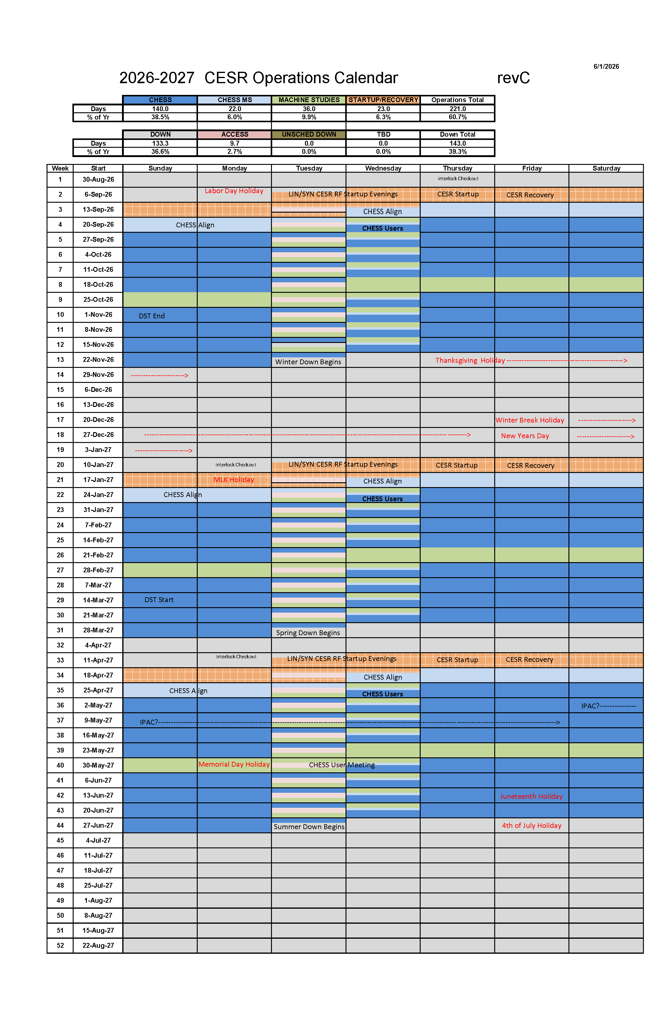calendar