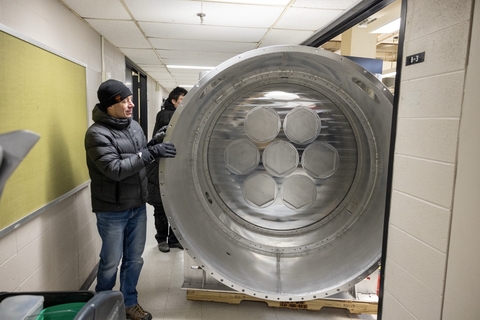 wheeling Prime-Cam through the halls