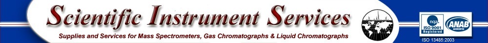 Scientific Instrument Services, Inc.  Supplies and Services for Mass Spectrometers, Gas Chromatographs, and Liquid Chromatographs.