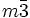 m\bar{3}\