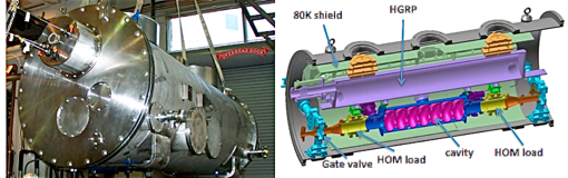 ERL horizontal test cryostat