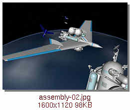 assembling the Mars expedition
ships in orbit: v2