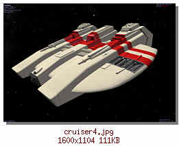 Servalan's cruiser (wip)