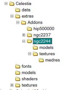[Celestia Addon directory structure]
