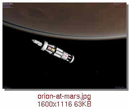 Revised Orion at Mars