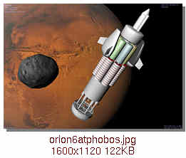 10-m Orion near Phobos