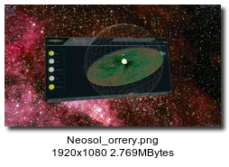 Neosol system orrery.