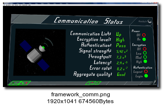 Framework 3D comm protocol control.