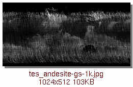 [Grey Andesite surface map]