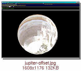 Jupiter offset