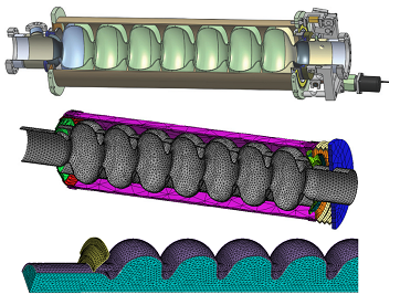 Minimizing microphonic sensitivity in the ERL main linac cavity