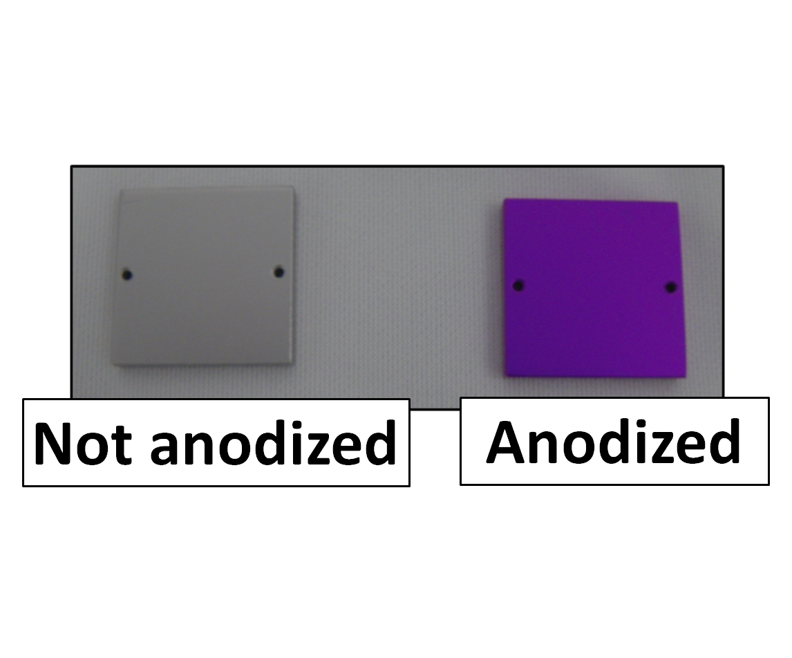 Purple color indicator of Nb3Sn