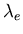 $\lambda_e$