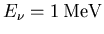 $E_\nu=1\,{\rm MeV}$