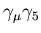 $\gamma_\mu\gamma_5$
