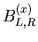 $B^{(x)}_{L,R}$