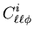 $\displaystyle C^i_{\ell\ell\phi}$