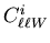 $C^i_{\ell\ell W}$