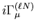 $i\Gamma^{(\ell N)}_\mu$