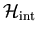 ${\cal H}_{\rm int}$