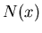 $N(x)$