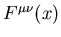 $F^{\mu\nu}(x)$