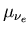 $\displaystyle \mu_{\nu_e}\!$