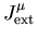 $J^\mu_{\rm ext}$